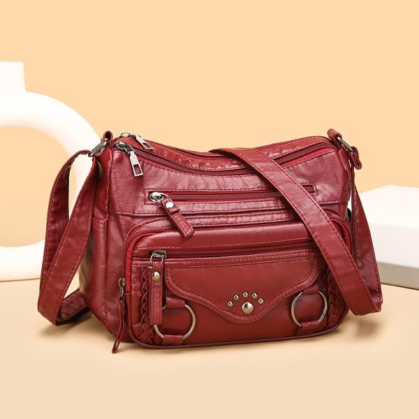 New Mother Bag PU Soft Leather Advanced Sense - Image 3