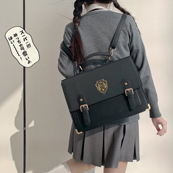 Uniform College Style One-shoulder Crossbody Portable Uniform Bag - Image 2