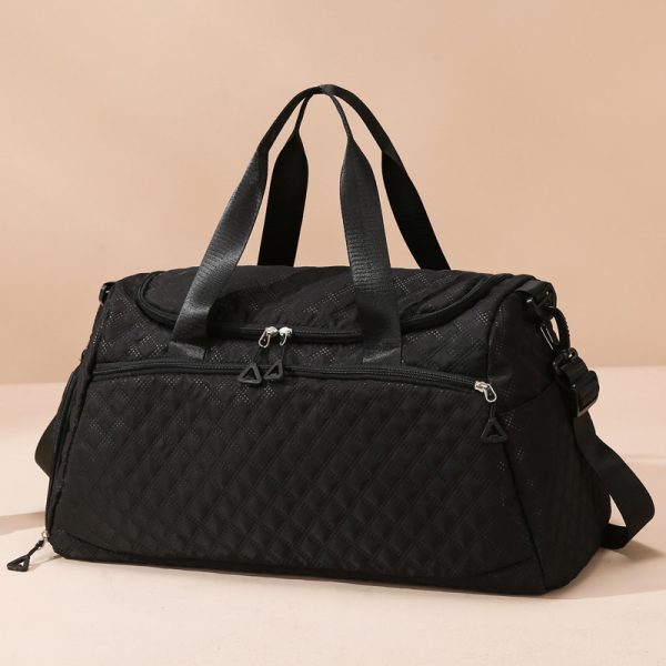 Large Capacity Travel Rhombus Waterproof Oxford Fabric Luggage Bag - Image 8