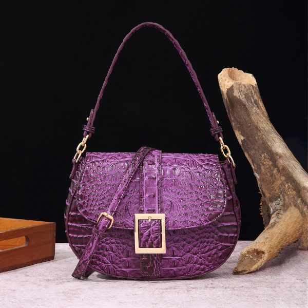 Handheld armpit crossbody baguette women's bag - Image 6