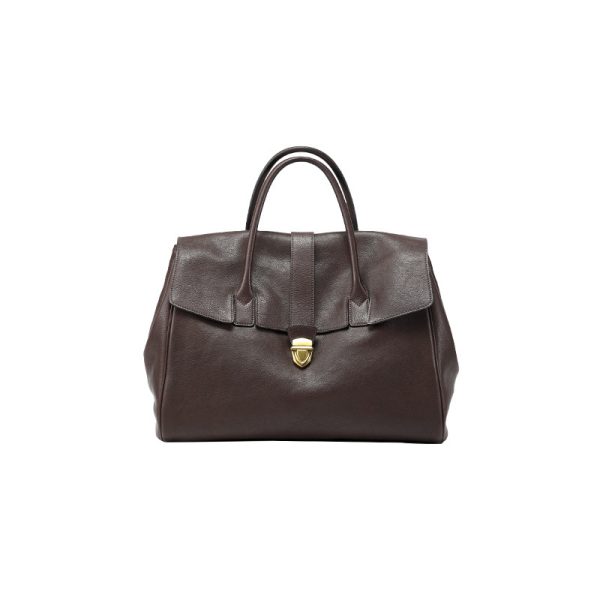 Women's Genuine Leather Retro Large Capacity Commuter First Layer Vegetable Tanned Bag - Image 2
