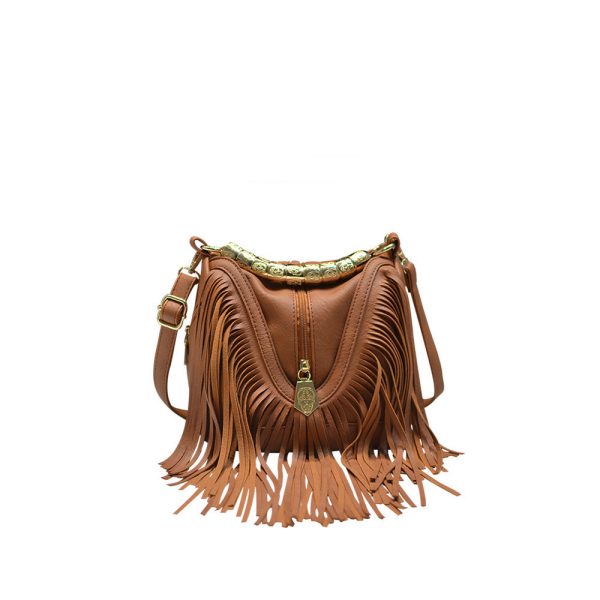 Women's Fashion Tassel Shoulder Messenger Bag - Image 4