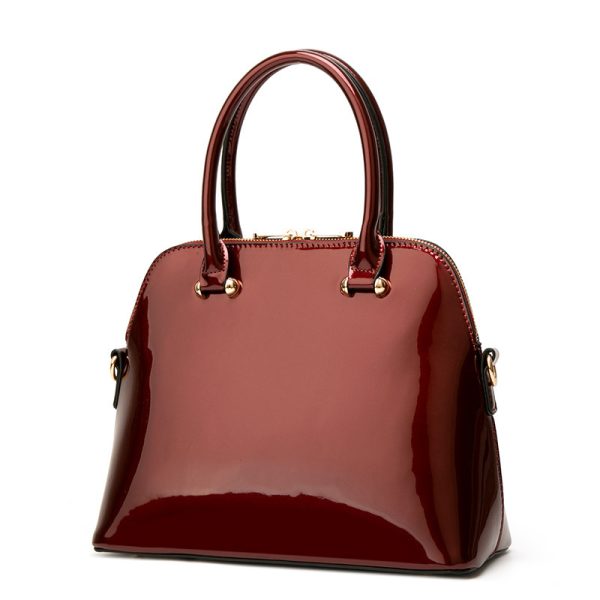 Women's Shiny Tote Shoulder Messenger Bag - Image 5
