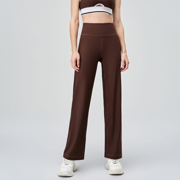 High Waist Yoga Wide Leg Exercise Casual Pants - Image 7