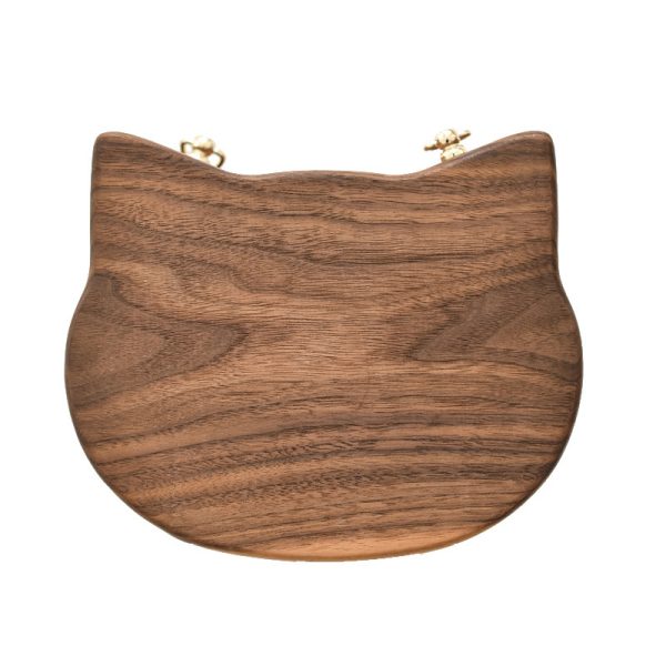 Log Creative Trendy Personalized Solid Wood Shoulder Crossbody Bag - Image 5