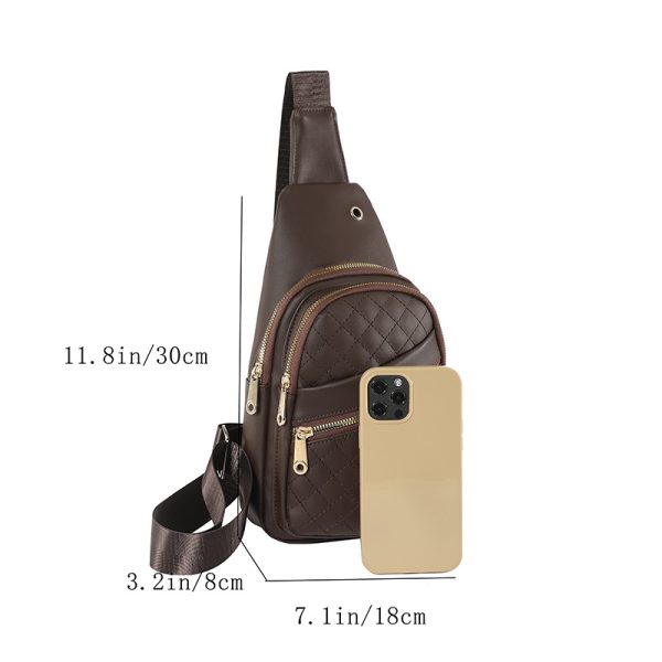 Storage Bag & Travel Bag Small Sling Bag Crossbody Chest Shoulder Water Resistant Sling Purse One Strap Travel Bag For Men Women Boys With Earphone Hole - Image 10