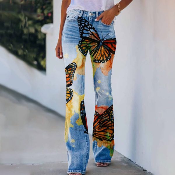 Street Hipster Women's 3D Printed Wide-leg Pants Casual Trousers - Image 3