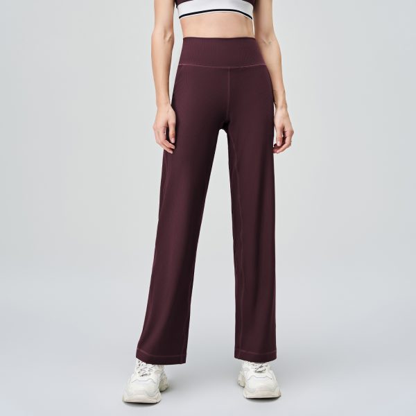 High Waist Yoga Wide Leg Exercise Casual Pants - Image 6