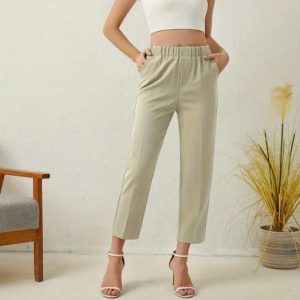 Women's Ankle-length Pants Temperament Office All-matching