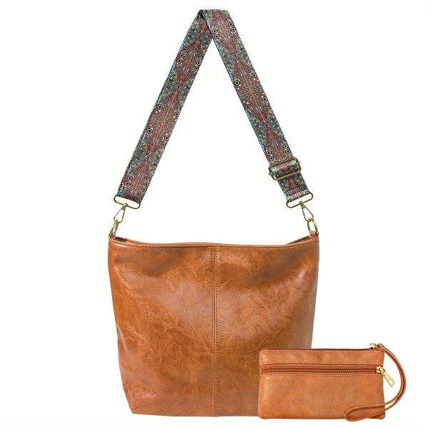 Large-capacity Retro Broadband Shoulder Messenger Bag - Image 5