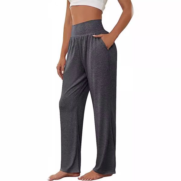 Women's Wide Leg Loose Sports Yoga Pants - Image 3
