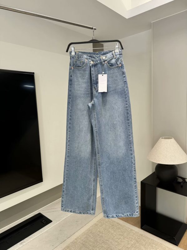 Autumn New Hair Fashion Personality Double Breasted Wide Leg Pants - Image 8