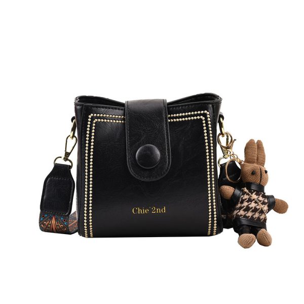 New Fashion Retro High Texture Shoulder Messenger Bag - Image 6