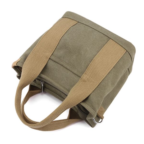 Trendy All-match Simple Fashion Korean Style Large Capacity Commute Leisure Canvas Bag - Image 5
