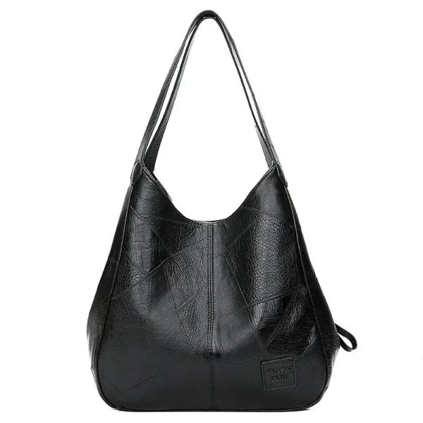 Vintage Women's Bag Leather Large Capacity Marble Grain Women's Shoulder Bag Daily Commuter Handbag Shopping - Image 8