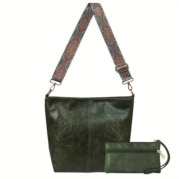 Large-capacity Retro Broadband Shoulder Messenger Bag - Image 7