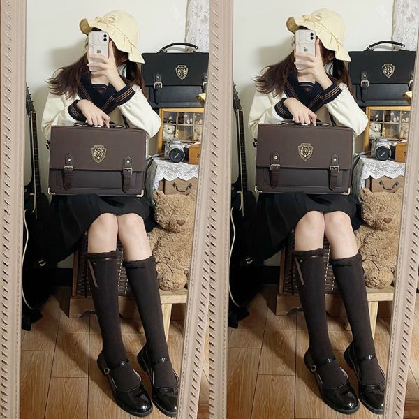 Uniform College Style One-shoulder Crossbody Portable Uniform Bag - Image 3