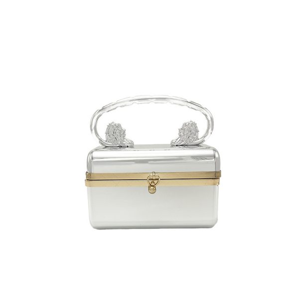 Acrylic Women's Fashion Shiny Surface Crossbody Bag - Image 7