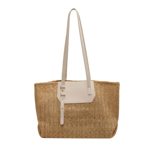 Woven Large Capacity Fashion Handbag - Image 9