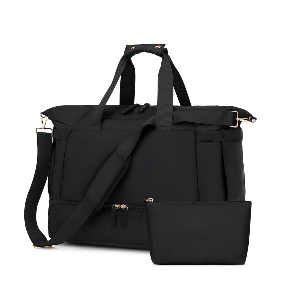 Gym Bag For Women,Travel Duffel Bag With USB Charging Port,Weekender Bag With Wet Pocket - Image 2