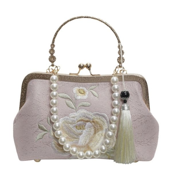 Premium Chinese Style Embroidery Han Chinese Clothing Bag Ancient Chinese Style Crossbody Bag - Image 5