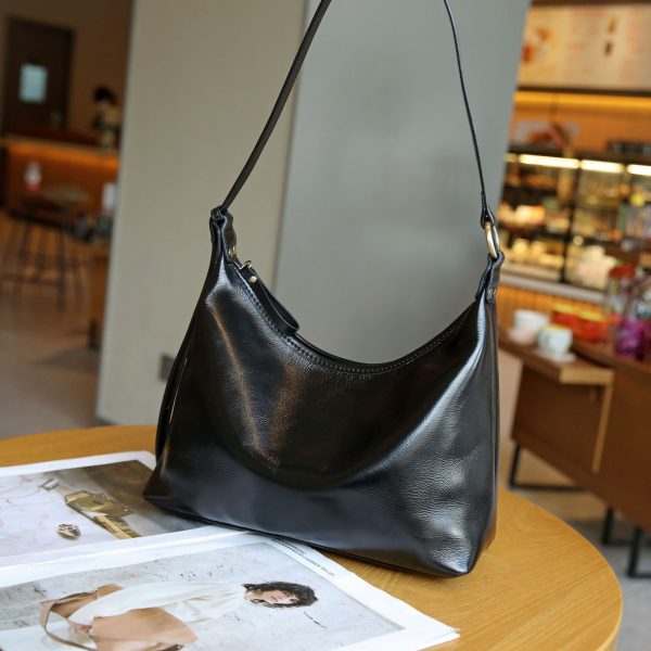 Vegetable Tanned Full-grain Leather Cowhide Minority All-match Women's Bag - Image 6