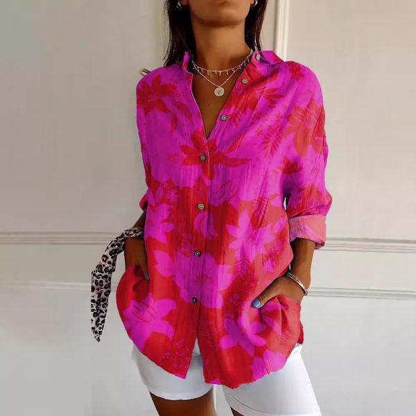 New Women's Summer Animal Pattern 3D Printed Shirt - Image 2