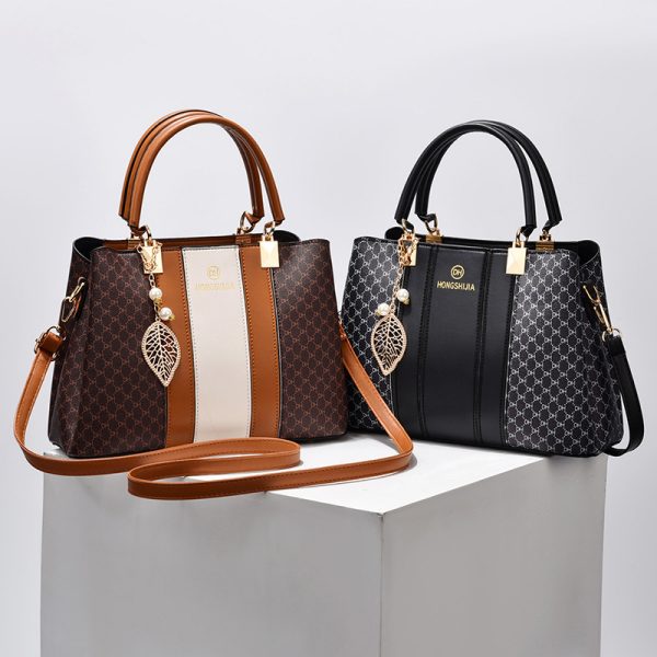 Women's Elegant Contrast Color And Versatile Crossbody Large Capacity Shoulder Handbag - Image 2