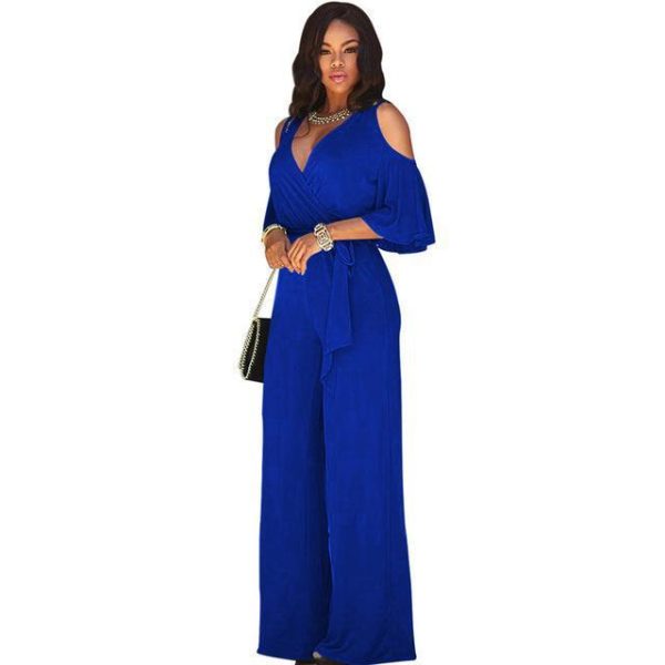 Black Loose Wide Leg Dress - Image 3