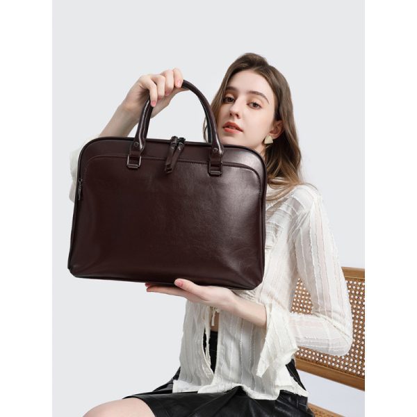 New Large Capacity Bag Simple Leather - Image 2