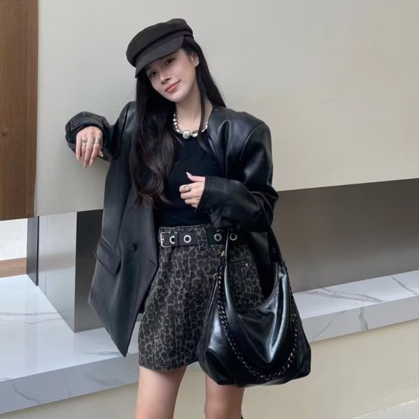 New High-grade Large-capacity Retro Soft Leather Versatile Shoulder Tote Bag - Image 2