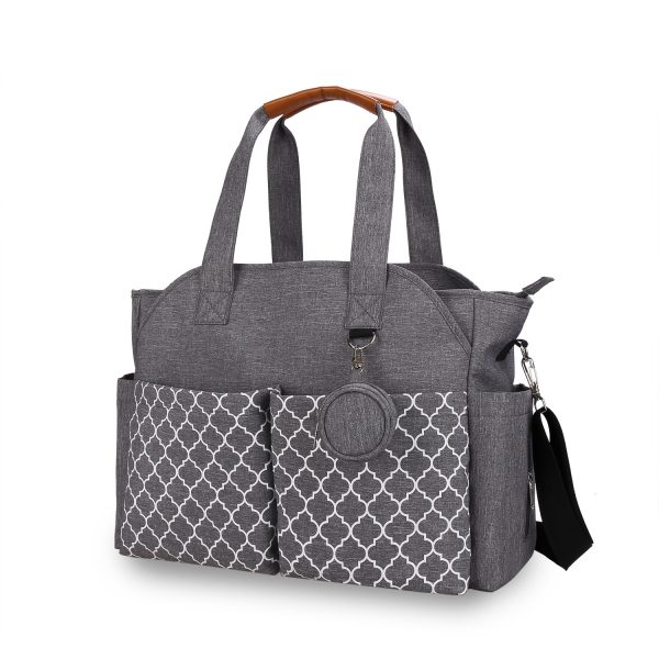 Printed Geometry With Pacifier Bag For Mother And Baby To Travel Outdoors - Image 4