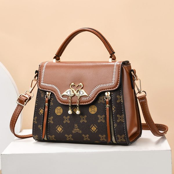 Fashion Printed Women's Portable Shoulder Small Square Bag For Women - Image 3