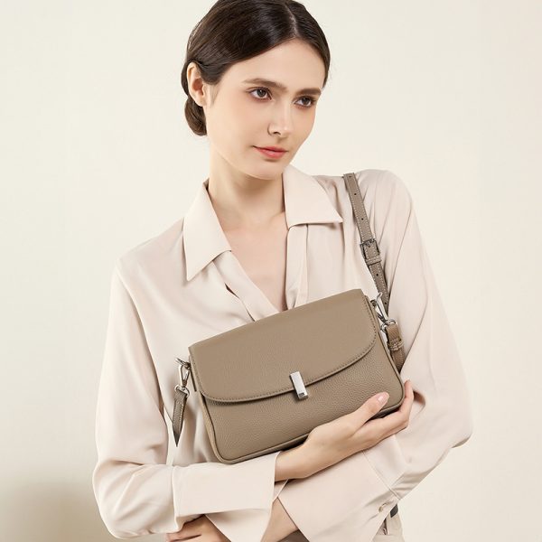 Large Capacity Genuine Leather Crossbody Bag For Women 2025 Graceful And Fashionable Genuine Cowhide
