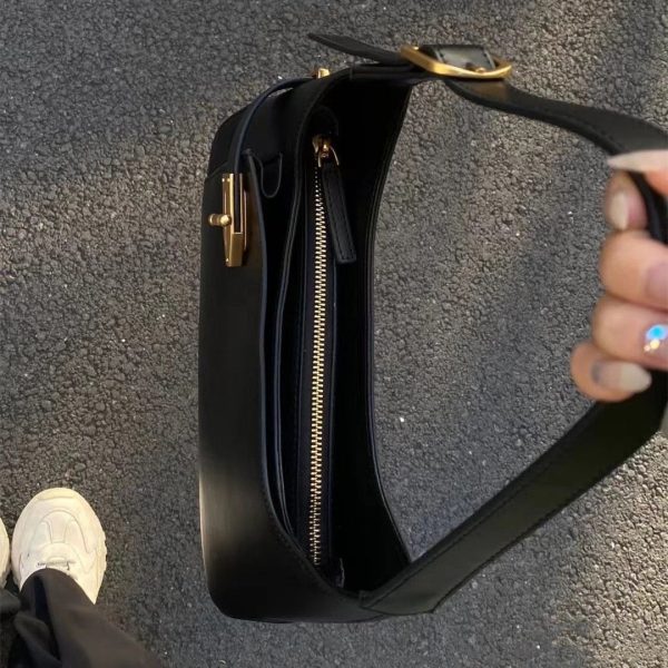 Women's Fashion Simple Vintage Shoulder Handbag Baguette - Image 5