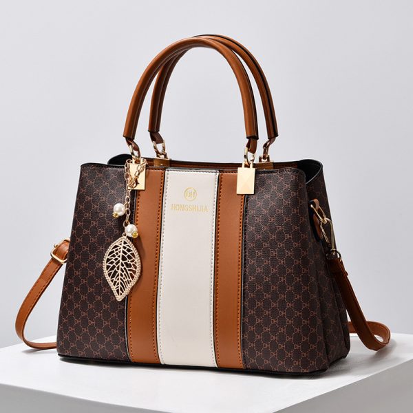 Women's Elegant Contrast Color And Versatile Crossbody Large Capacity Shoulder Handbag - Image 4