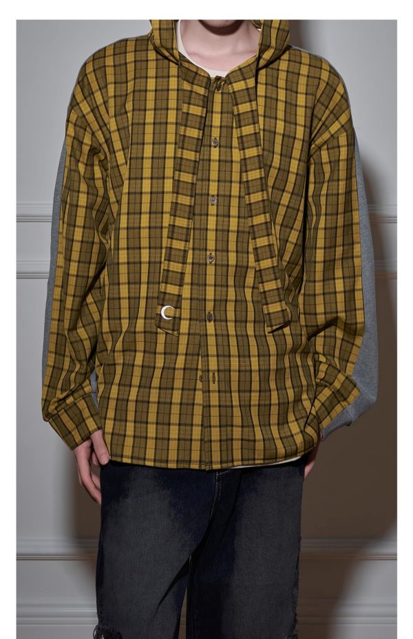 Cotton Hooded Cloak Shirt For Men And Women - Image 4