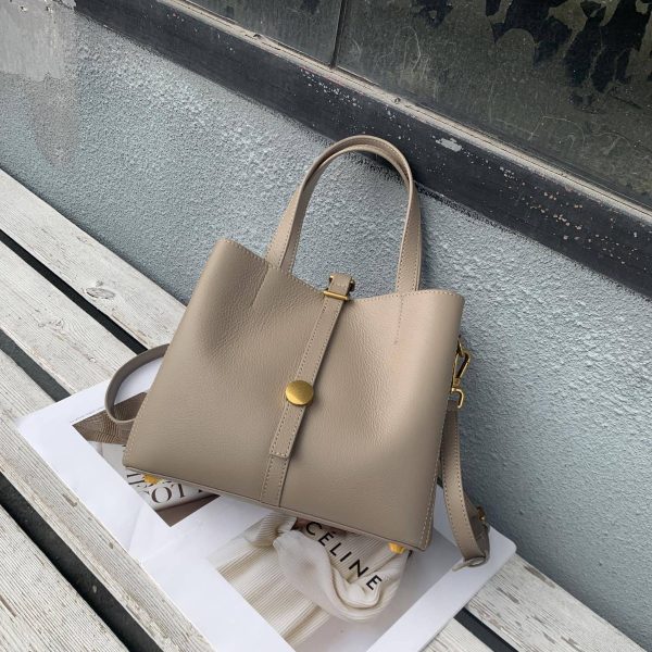First Layer Cowhide Tote Genuine Leather Women - Image 3