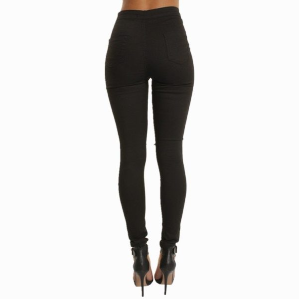 Stretch jeans, thin knees, hole pants - Image 6