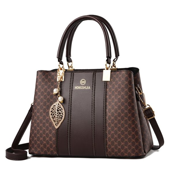 Women's Elegant Contrast Color And Versatile Crossbody Large Capacity Shoulder Handbag - Image 5