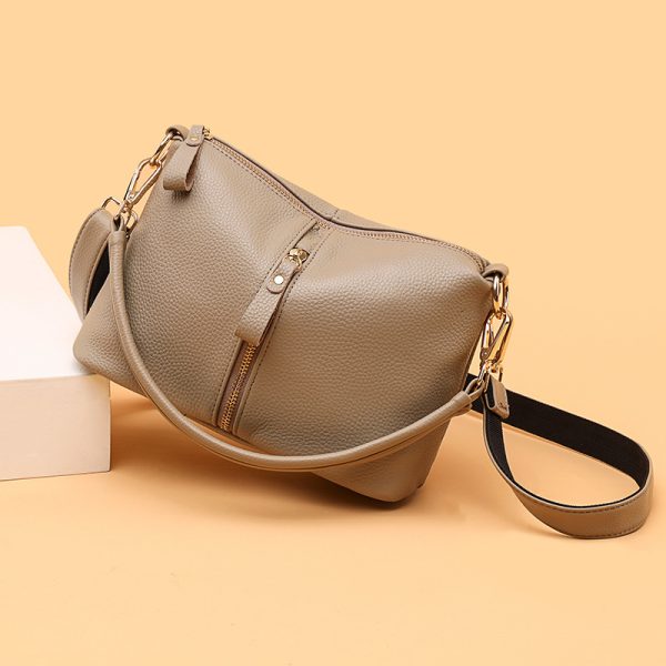 Small Square Bag Fashion Top Layer Cow Leather