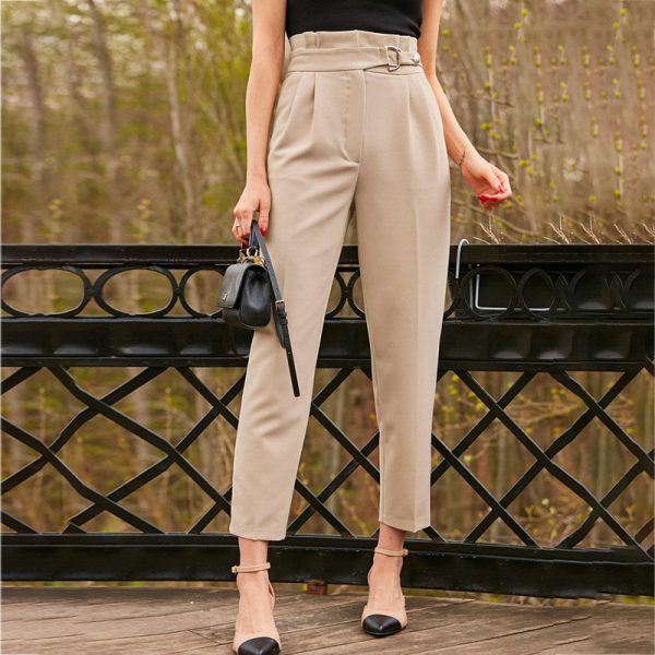 Casual pants with wood ears - Image 4