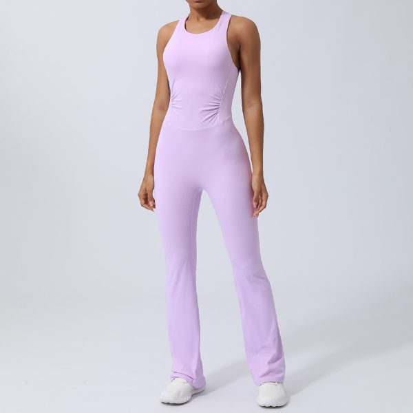 Skinny Yoga Clothes Sports Workout Clothes Hip-lift And Belly Shaping Micro-pull Dance Yoga Jumpsuit - Image 2