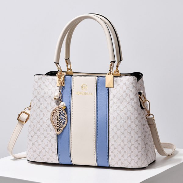 Women's Elegant Contrast Color And Versatile Crossbody Large Capacity Shoulder Handbag - Image 8