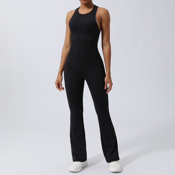 Skinny Yoga Clothes Sports Workout Clothes Hip-lift And Belly Shaping Micro-pull Dance Yoga Jumpsuit - Image 5