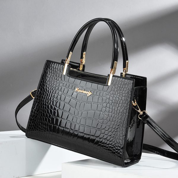 Women's Fashion Patent Leather Shoulder Bag - Image 6