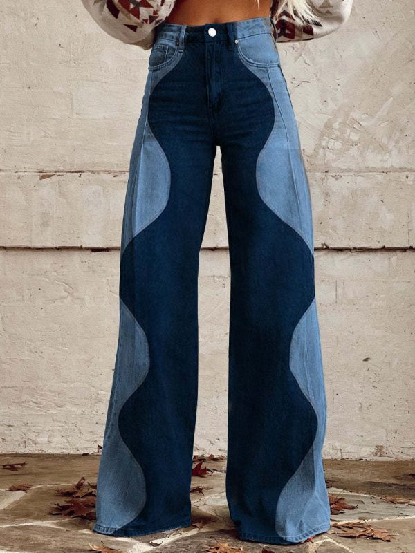 Women's Wide-leg Pants Fashion High Waist Casual Trousers 3D Printing - Image 7