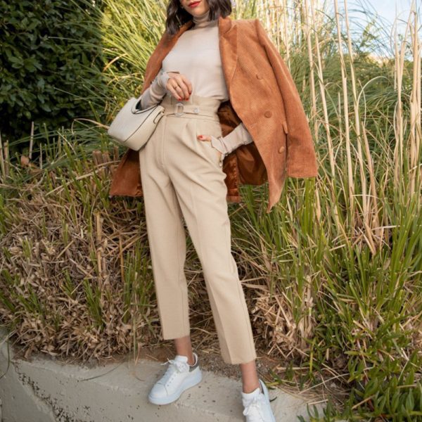 Casual pants with wood ears - Image 3