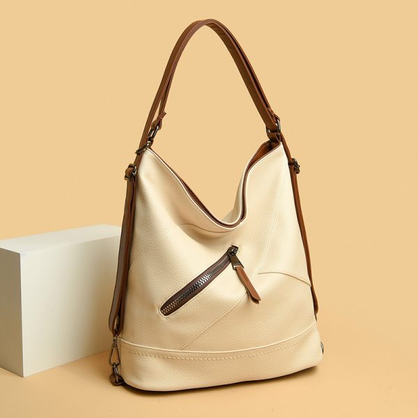 Soft Leather Fashion Shoulder Large Capacity Women's Bag - Image 5