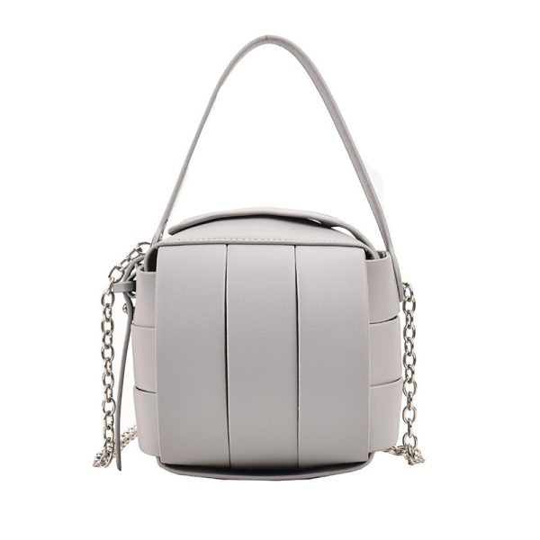 Leather Handbags For Women Vintage Spliced Fashionable - Image 3